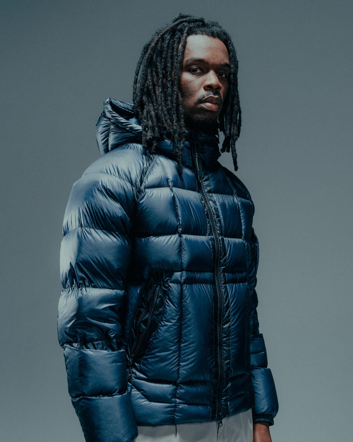 C.P. Company OUTERWEAR MEDIUM JACKET IN DD SHELL